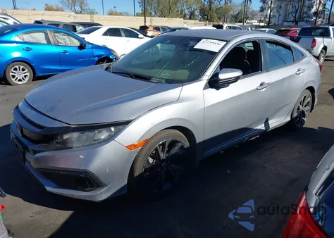 2019 Honda Civic Sport z USA, uszkodzony, nr VIN 2HGFC2F89KH603457